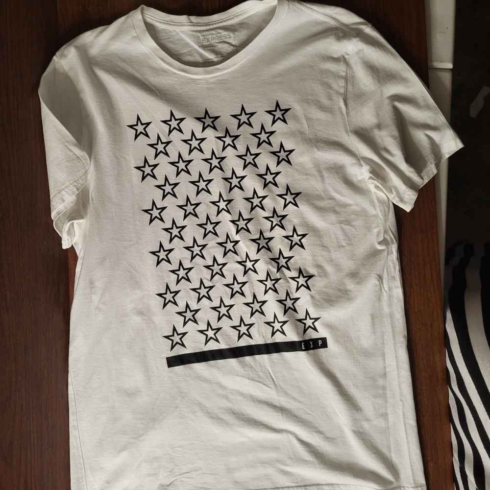 EXPRESS small star navy blue Tshirt